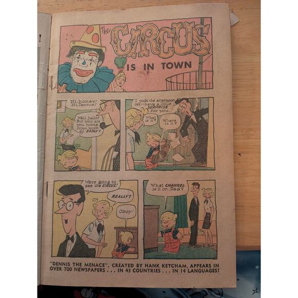 Vintage summer 1967 Dennis the Menace at the Circus (Giant) #50 - Picture 9 of 10
